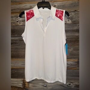 Court Haley- NWT- white tank top